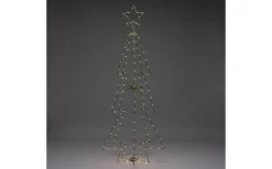 Julpynt Inomhus<Konstsmide Julgran i Metall 3D 210cm Mörkgrön