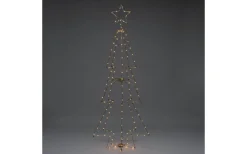 Julgran i Metall 3D 210cm Mässing