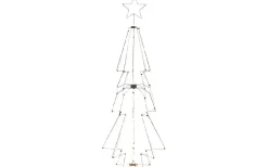 Julgran i Metall 3D 210cm Vit