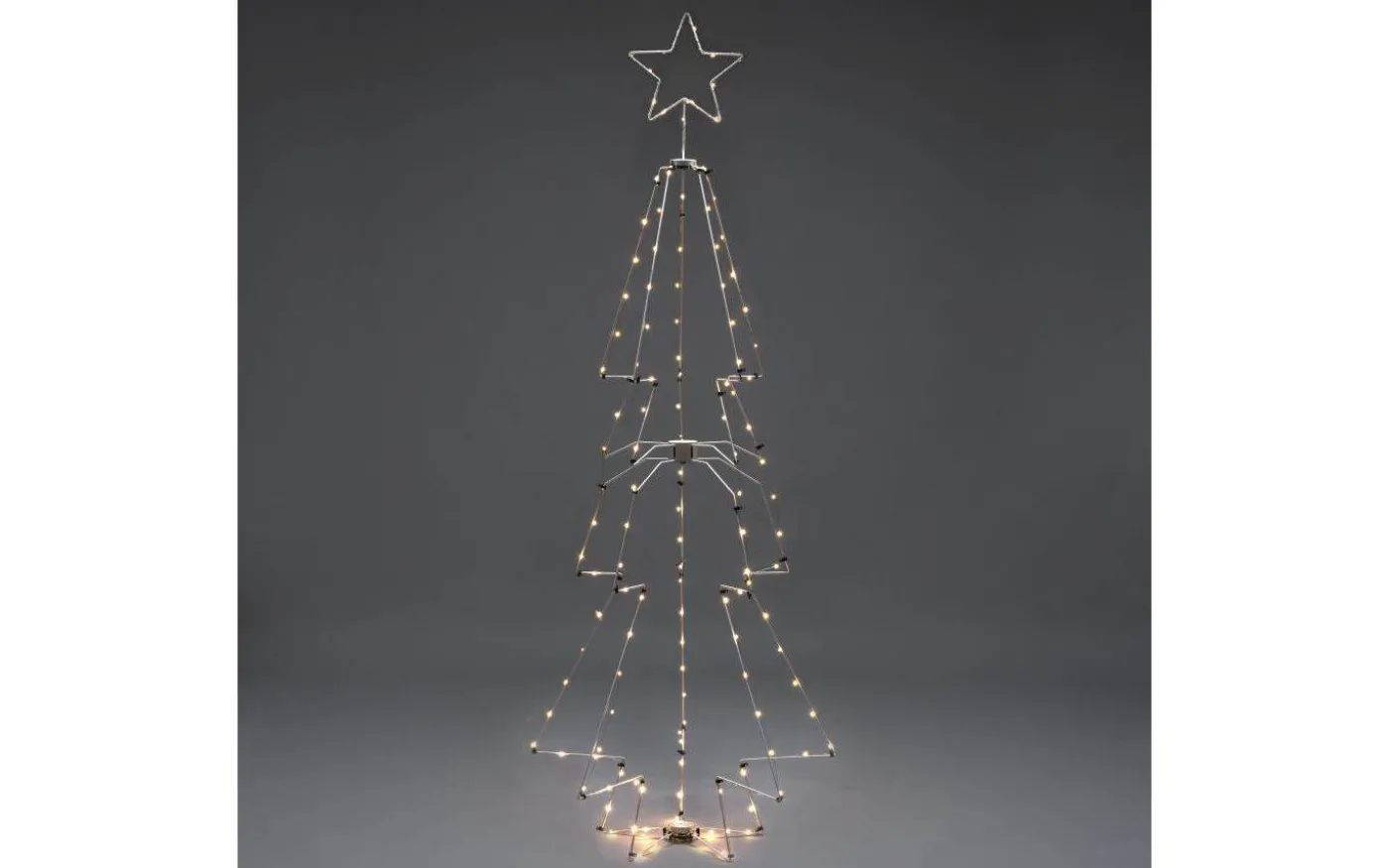 Julgran i Metall 3D 210cm Vit