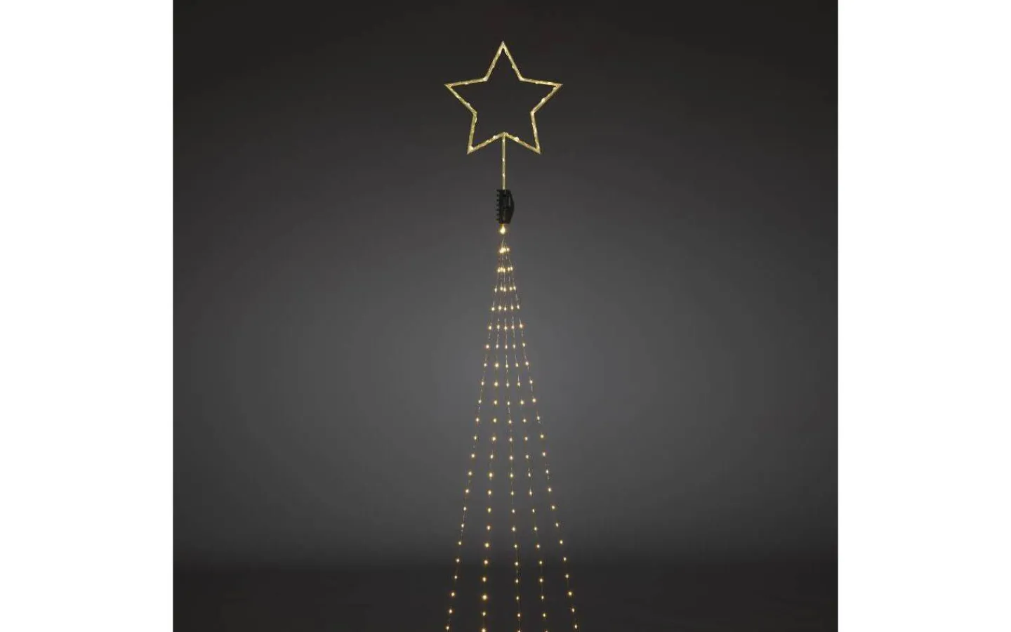 Konstsmide Julgransbelysning med Toppstjärna 2,8m Guld Inomhus* Julgransbelysning