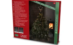 Julgransbelysning med Toppstjärna 2,8m Silver Inomhus