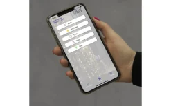 Julgransbelysning<Konstsmide Julgransslinga 180cm Amber APP Inomhus
