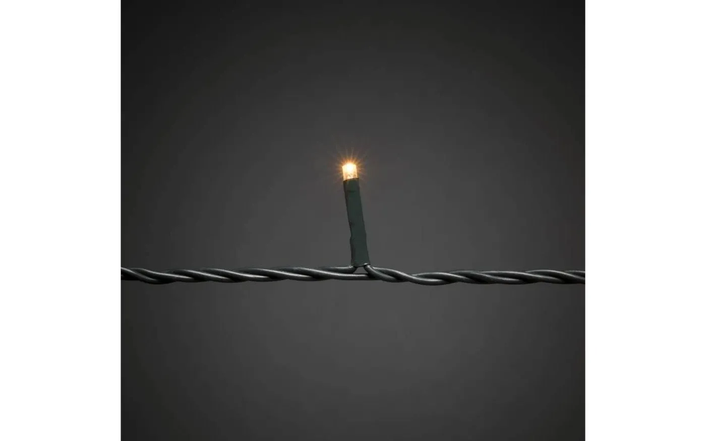 Julgransslinga LED 2,4m Amber Inomhus