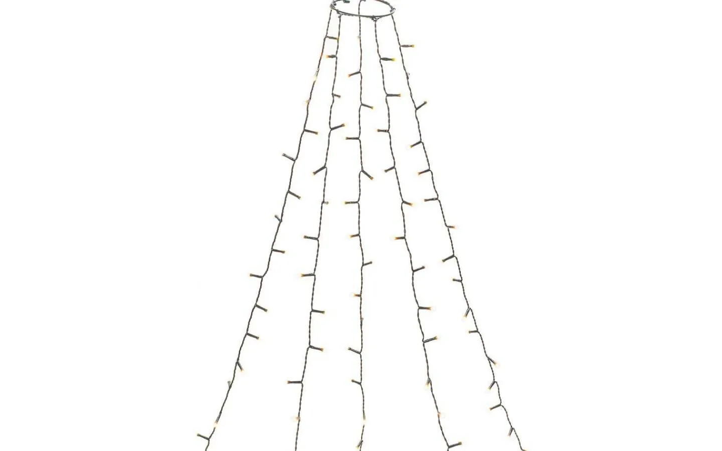 Konstsmide Julgransslinga 2,4m Amber Inomhus* Julgransbelysning