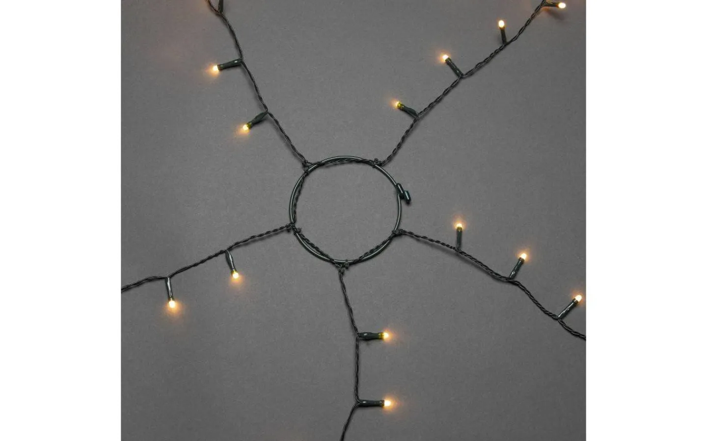 Konstsmide Julgransslinga 2,4m Amber Inomhus* Julgransbelysning