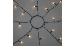 Julgransbelysning<Konstsmide Julgransslinga 2,4m Frost Amber, Timerfunktion IP44