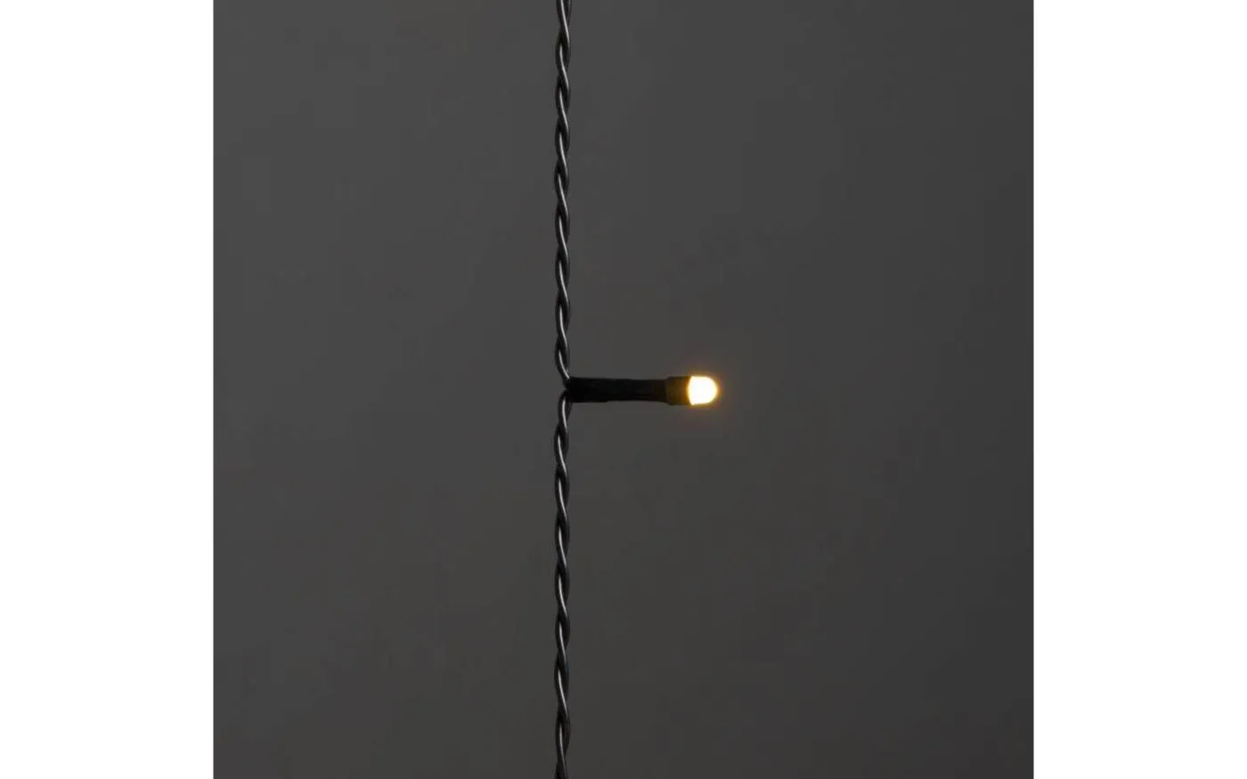 Julgransslinga 1,8m Frost Amber, Timerfunktion IP44