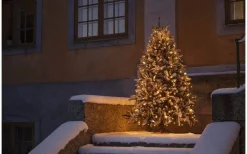 Julgransslinga 1,8m Frost Amber, Timerfunktion IP44