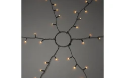 Julgransslinga 1,8m Frost Amber, Timerfunktion IP44