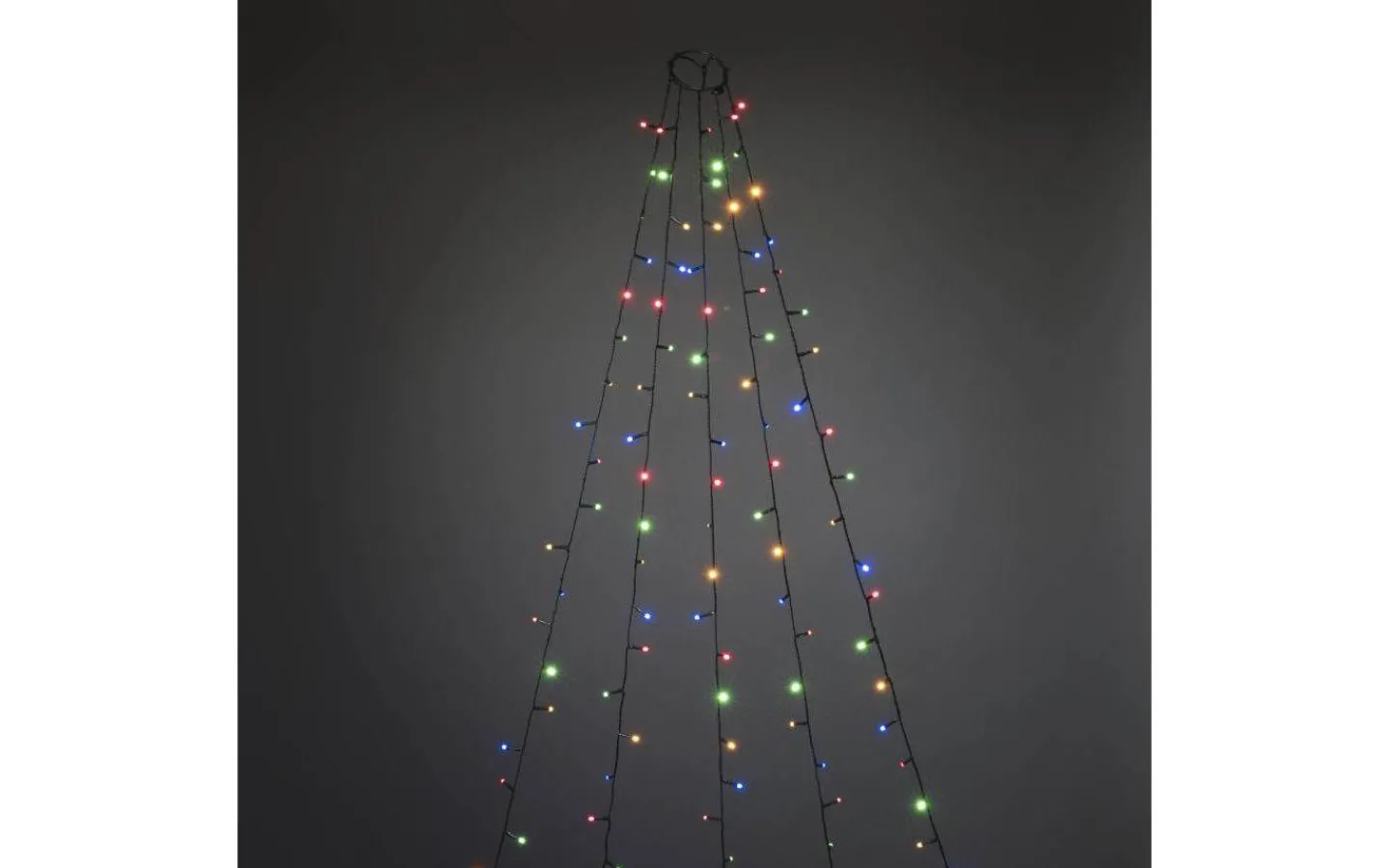 Julgransbelysning<Konstsmide Julgransslinga 1,8m Frost RGB, Timerfunktion Inomhus