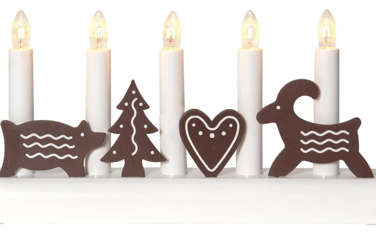 Visa Alla Adventsljusstakar|Adventsljusstakar 0-30 Cm<Star Trading Julia Adventsljusstake 15cm Brun