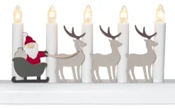 Adventsljusstakar 0-30 Cm<Star Trading Julia Tomte med Släde Ljusstake 15cm