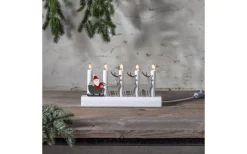 Adventsljusstakar 0-30 Cm<Star Trading Julia Tomte med Släde Ljusstake 15cm