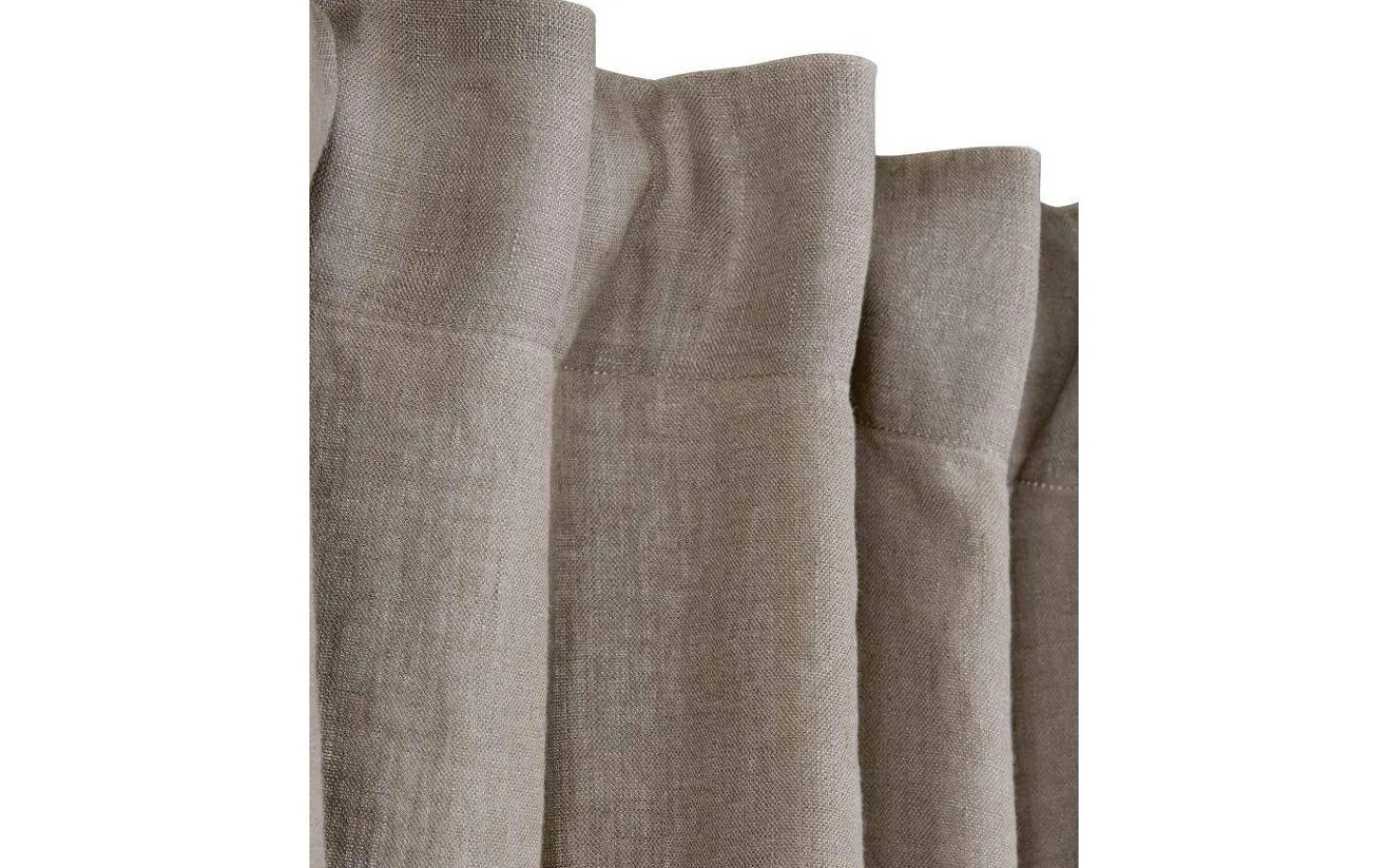 Gardinkappa Metervara<Svanefors Julie Gardinkappa Linnetyg Metervara 50cm Lin