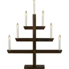 Visa Alla Adventsljusstakar|Adventsljusstakar 61-120 Cm<Konstsmide Julskimmer Adventsljusstake 61cm Brunbets