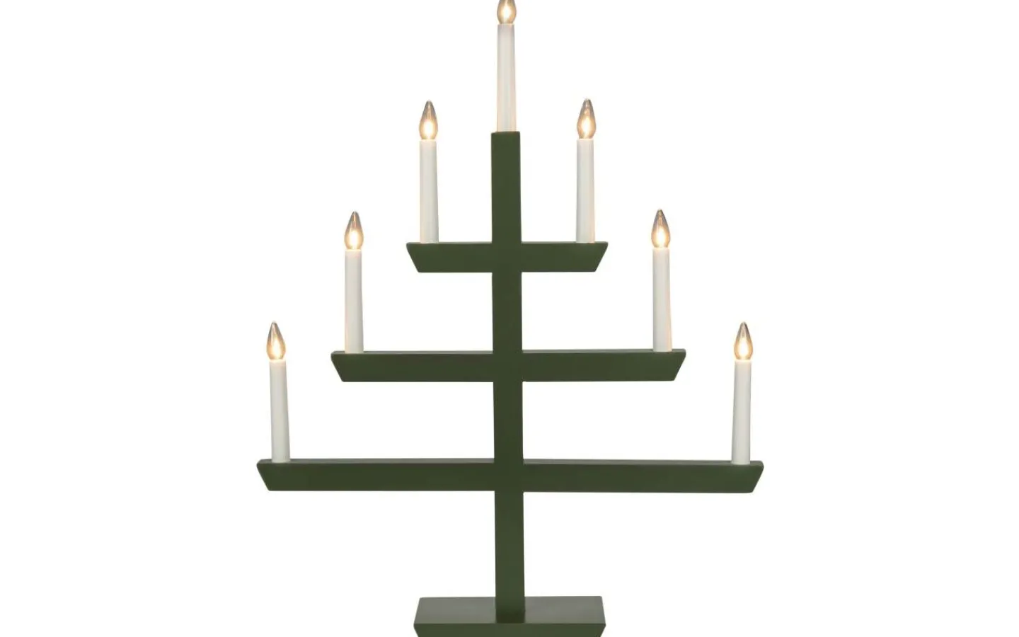 Konstsmide Julskimmer Adventsljusstake 61cm Mörkgrön* Visa Alla Adventsljusstakar|Adventsljusstakar 61-120 Cm