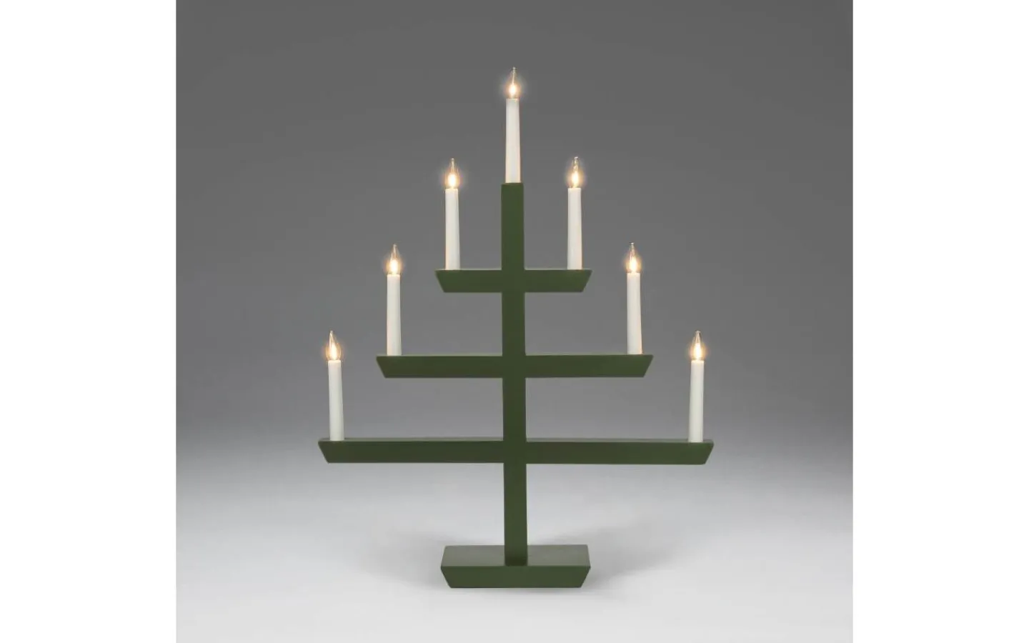 Konstsmide Julskimmer Adventsljusstake 61cm Mörkgrön* Visa Alla Adventsljusstakar|Adventsljusstakar 61-120 Cm