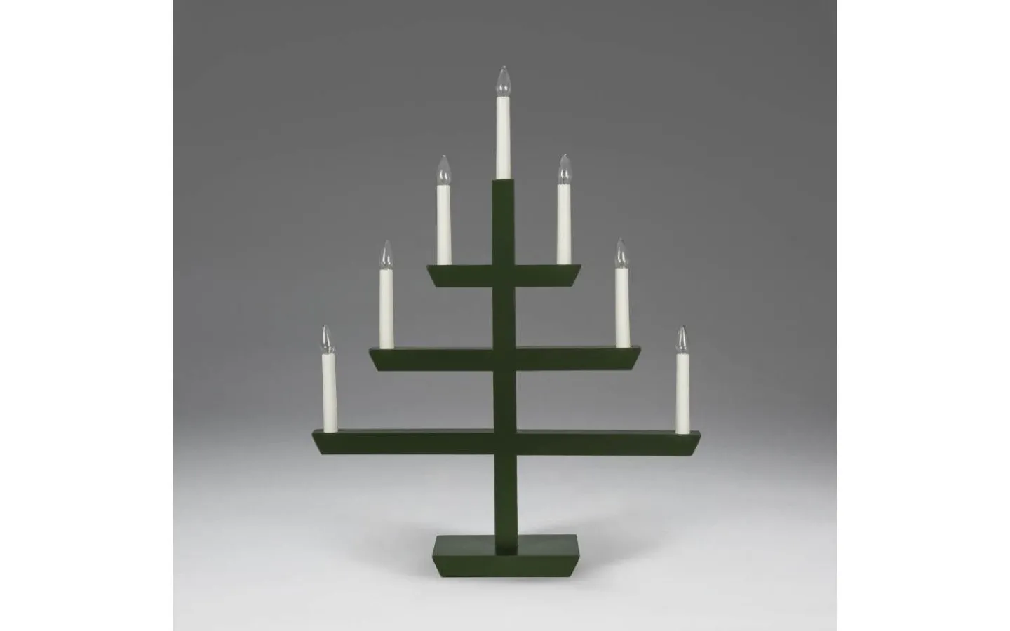 Konstsmide Julskimmer Adventsljusstake 61cm Mörkgrön* Visa Alla Adventsljusstakar|Adventsljusstakar 61-120 Cm