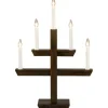 Julskimmer Adventsljusstake 48cm Brunbets