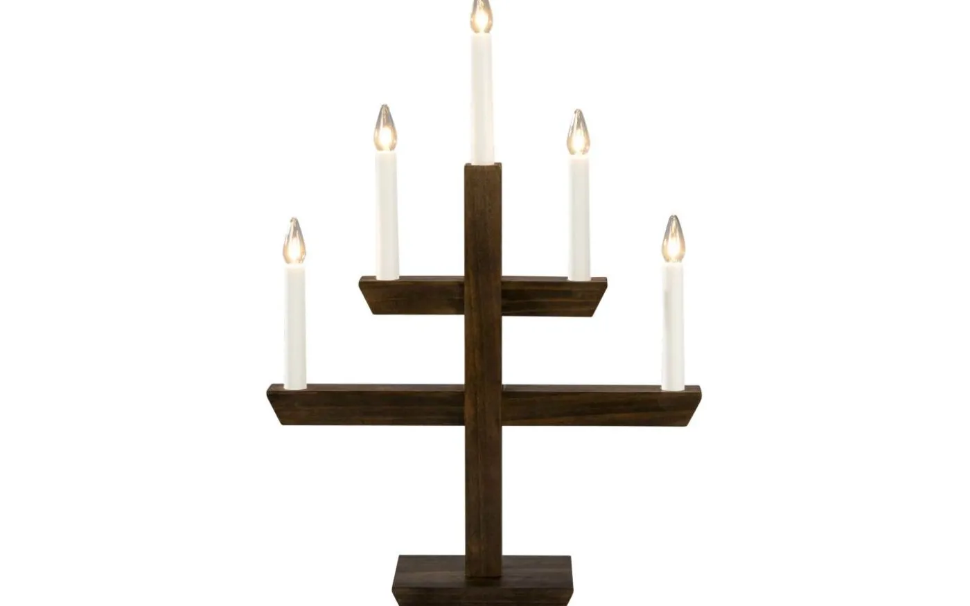 Julskimmer Adventsljusstake 48cm Brunbets