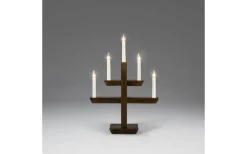 Julskimmer Adventsljusstake 48cm Brunbets