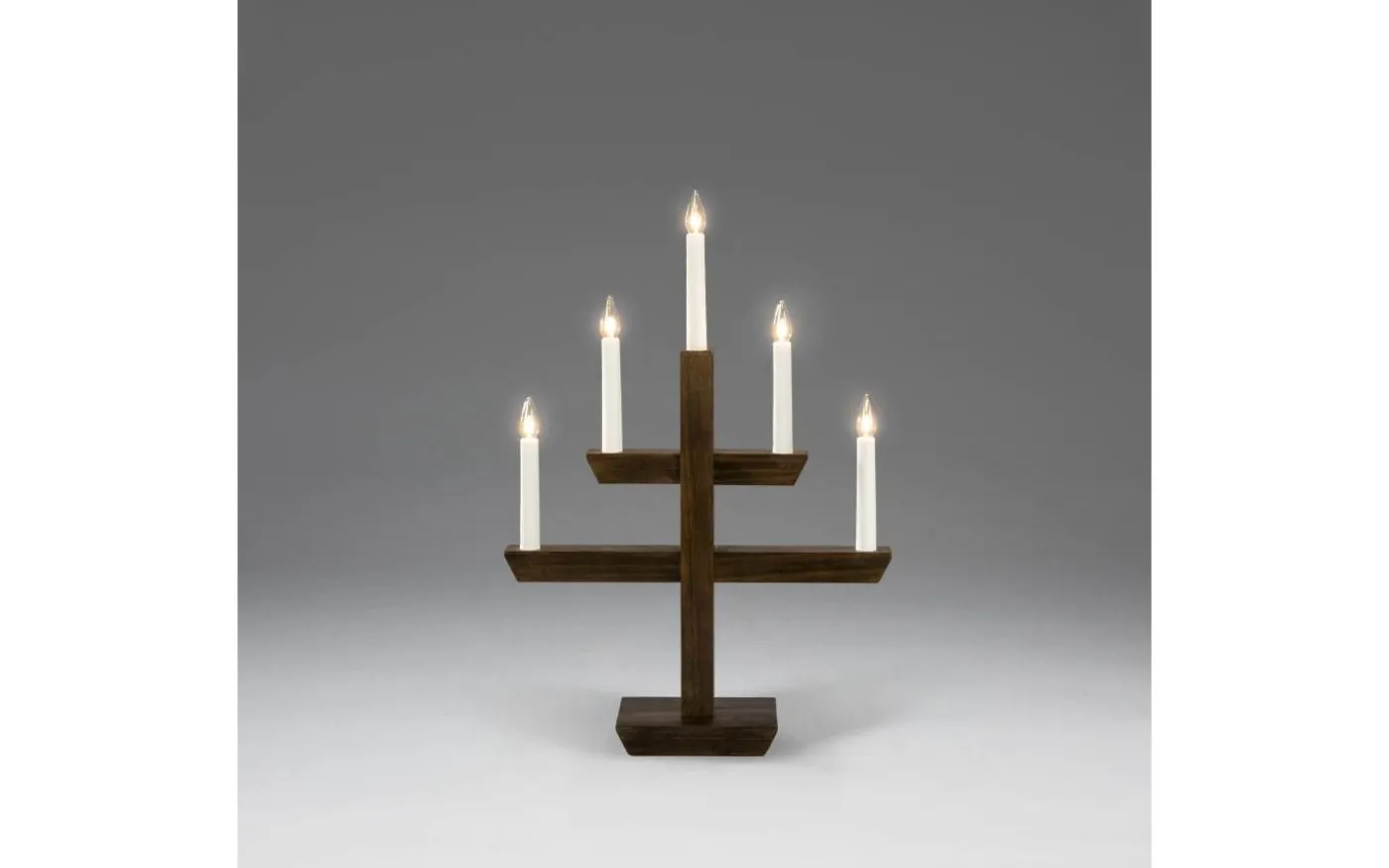 Julskimmer Adventsljusstake 48cm Brunbets