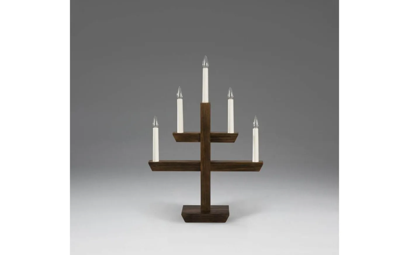 Julskimmer Adventsljusstake 48cm Brunbets