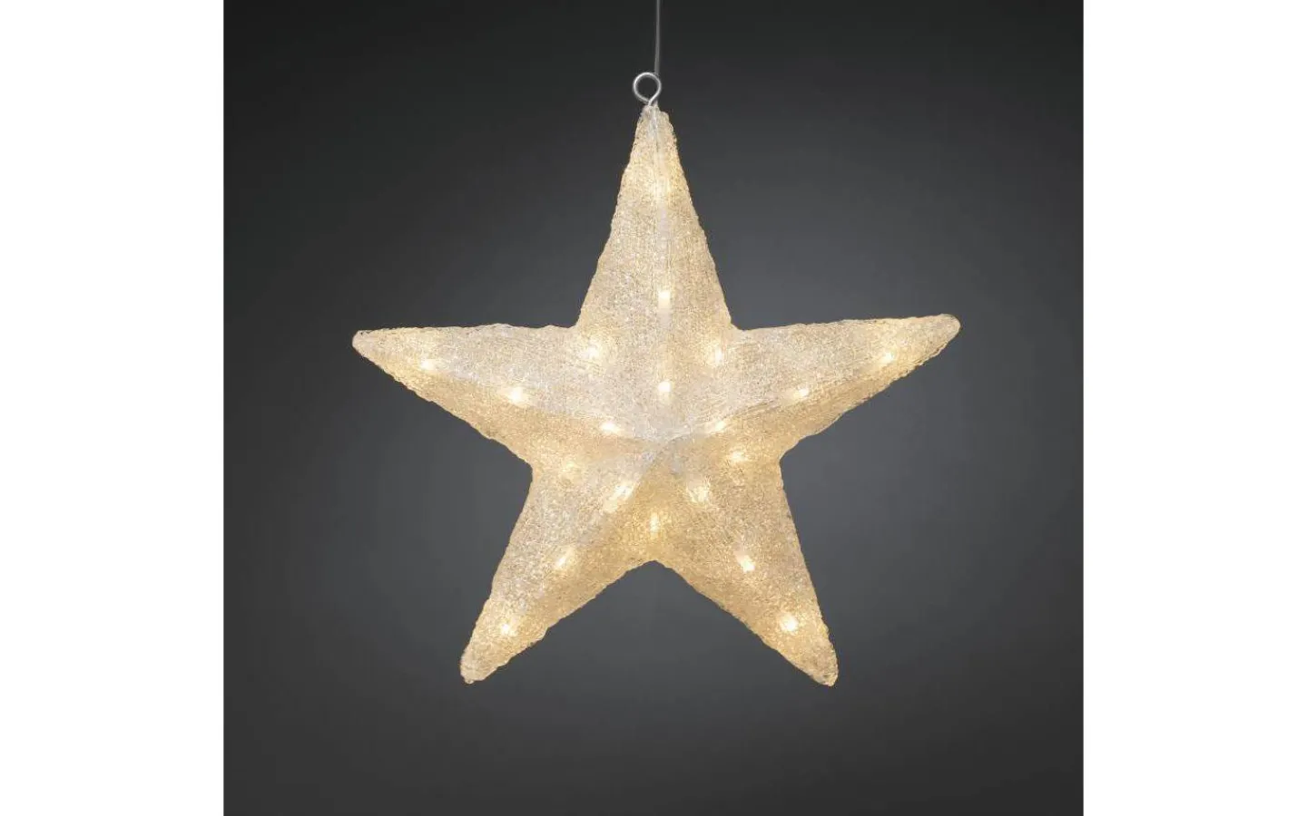 Julpynt Utomhus<Konstsmide Julstjärna LED 40cm Varmvit IP44