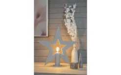 Julpynt Inomhus<Konstsmide Julstjärna på Fot 56cm Grå