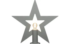 Julpynt Inomhus<Konstsmide Julstjärna på Fot 56cm Grå