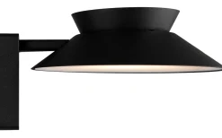 Justina Solcellslampa Rörelsesensor Vägglampa Svart IP44