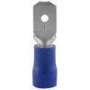 Malmbergs Kabelsko flatstift, Isolerad, 1,0-2,5 mm², Blå, 100 st/frp* Kontaktpressning