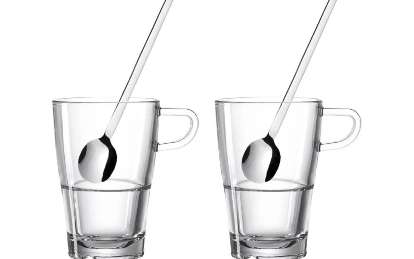 Leonardo Kaffeset Latte Macchiato 2-pack* The- & Kaffetillbehör|Koppar & Muggar