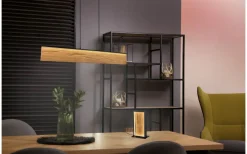 Avlånga Taklampor<Trio Lighting Kalea Taklampa LED i trä