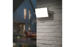 Vägglampor Utomhus|Led Strålkastare<Trio Lighting Kansas Vägglampa LED antracit med rörelsesensor IP54
