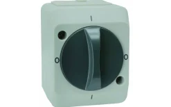 Strömställare/Vägguttag<Malmbergs Kapslad vridströmbrytare, 2-pol, IP44