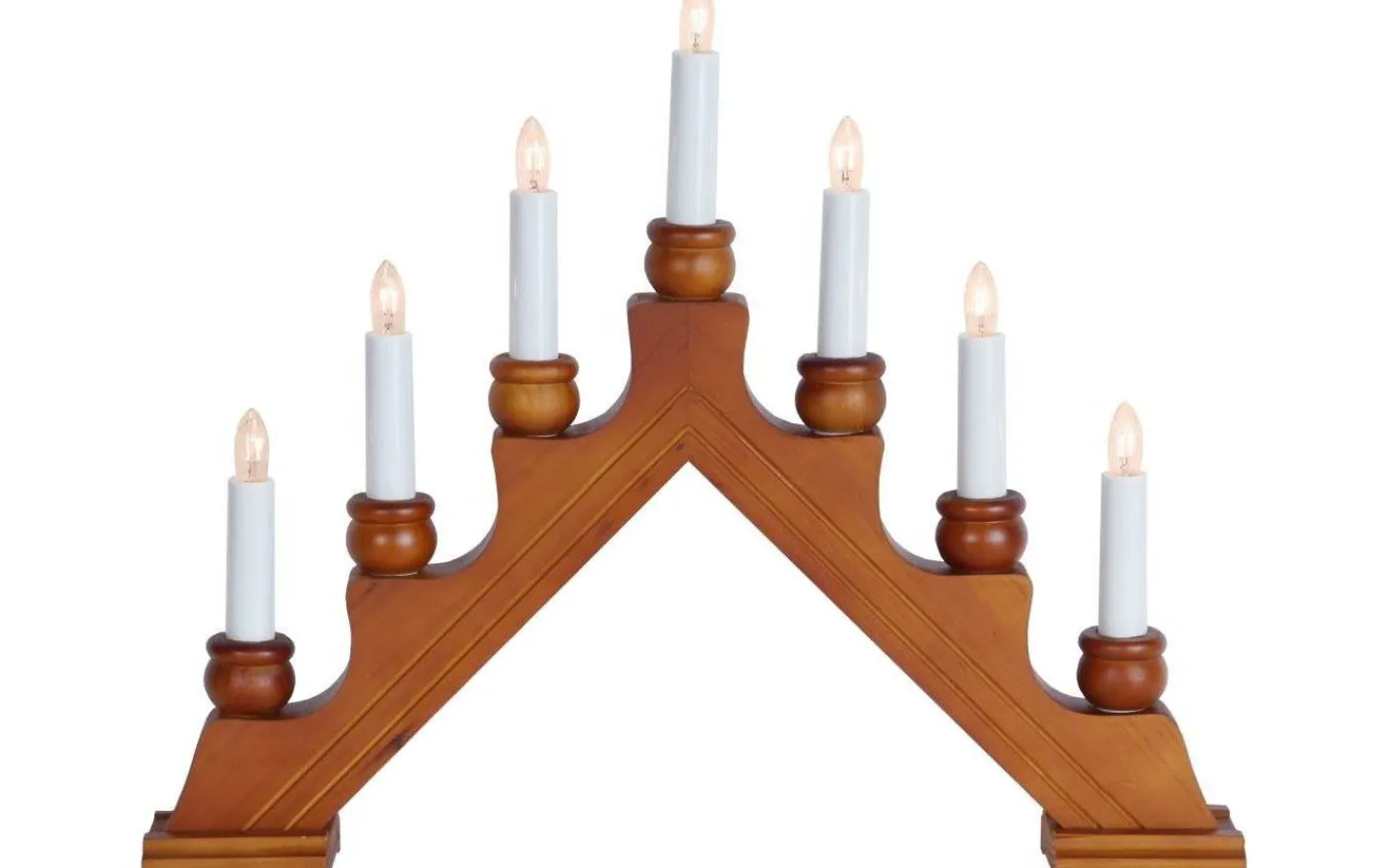 Visa Alla Adventsljusstakar|Adventsljusstakar 31-60 Cm<Star Trading Karin Adventsljusstake Brun 34cm