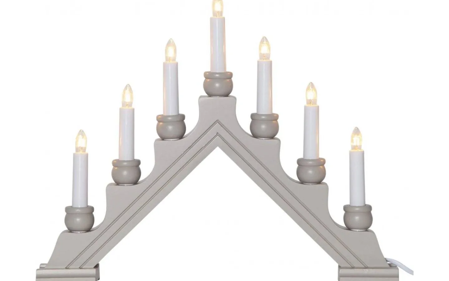 Star Trading Karin Adventsljusstake Grå 34cm* Visa Alla Adventsljusstakar|Adventsljusstakar 31-60 Cm