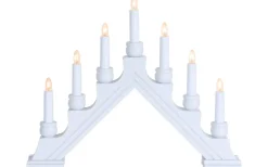 Visa Alla Adventsljusstakar|Adventsljusstakar 31-60 Cm<Star Trading Karin Adventsljusstake Vit 34cm