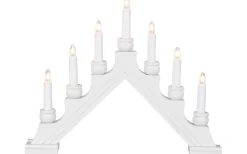 Visa Alla Adventsljusstakar|Adventsljusstakar 31-60 Cm<Star Trading Karin Adventsljusstake Vit 34cm