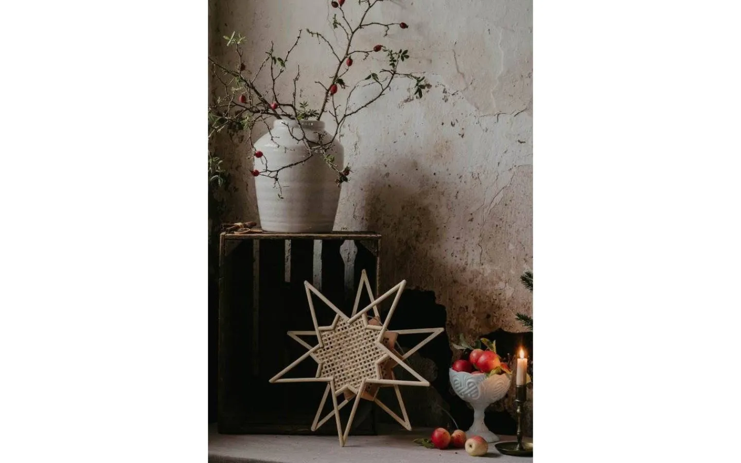 Globen Lighting Karin Julstjärna 45cm Natur* Visa Alla Julstjärnor|Julstjärnor Med Sladd
