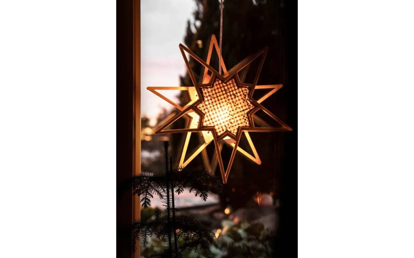 Globen Lighting Karin Julstjärna 45cm Natur* Visa Alla Julstjärnor|Julstjärnor Med Sladd