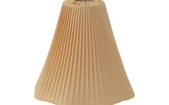 Toppringsskärmar<Hallbergs Karin Plisserad Toppringskärm Ø25cm Satin Guld