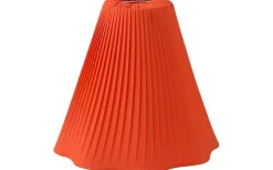 Toppringsskärmar<Hallbergs Karin Plisserad Toppringskärm Ø25cm Satin Orange