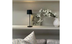 Dyberg Larsen Karl Uppladdningsbar Bordslampa 37cm LED 3000K 2W Svart IP44* Uppladdningsbara Lampor Utomhus|Uppladdningsbara Lampor Utomhus