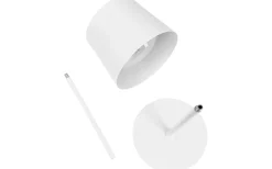 Dyberg Larsen Karl Uppladdningsbar Bordslampa 37cm LED 3000K 2W Vit IP44* Uppladdningsbara Lampor Utomhus|Uppladdningsbara Lampor Utomhus