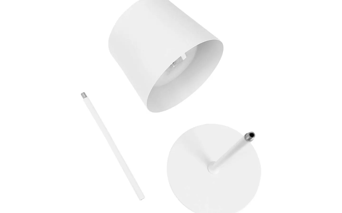 Dyberg Larsen Karl Uppladdningsbar Bordslampa 37cm LED 3000K 2W Vit IP44* Uppladdningsbara Lampor Utomhus|Uppladdningsbara Lampor Utomhus