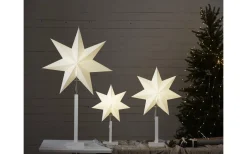 Visa Alla Julstjärnor|Julstjärnor På Fot<Star Trading Karo Jultjärna på fot 52 cm Vit