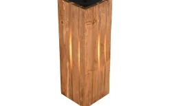 Trio Lighting Karuni Vägglampa E14 matt svart/trä* Lampetter